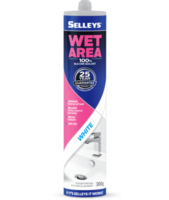 selleys wet area white 300g