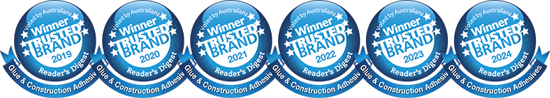 Selleys - Australia's Most Trusted Brand 2019 - 2024 - Glues and Adhesives